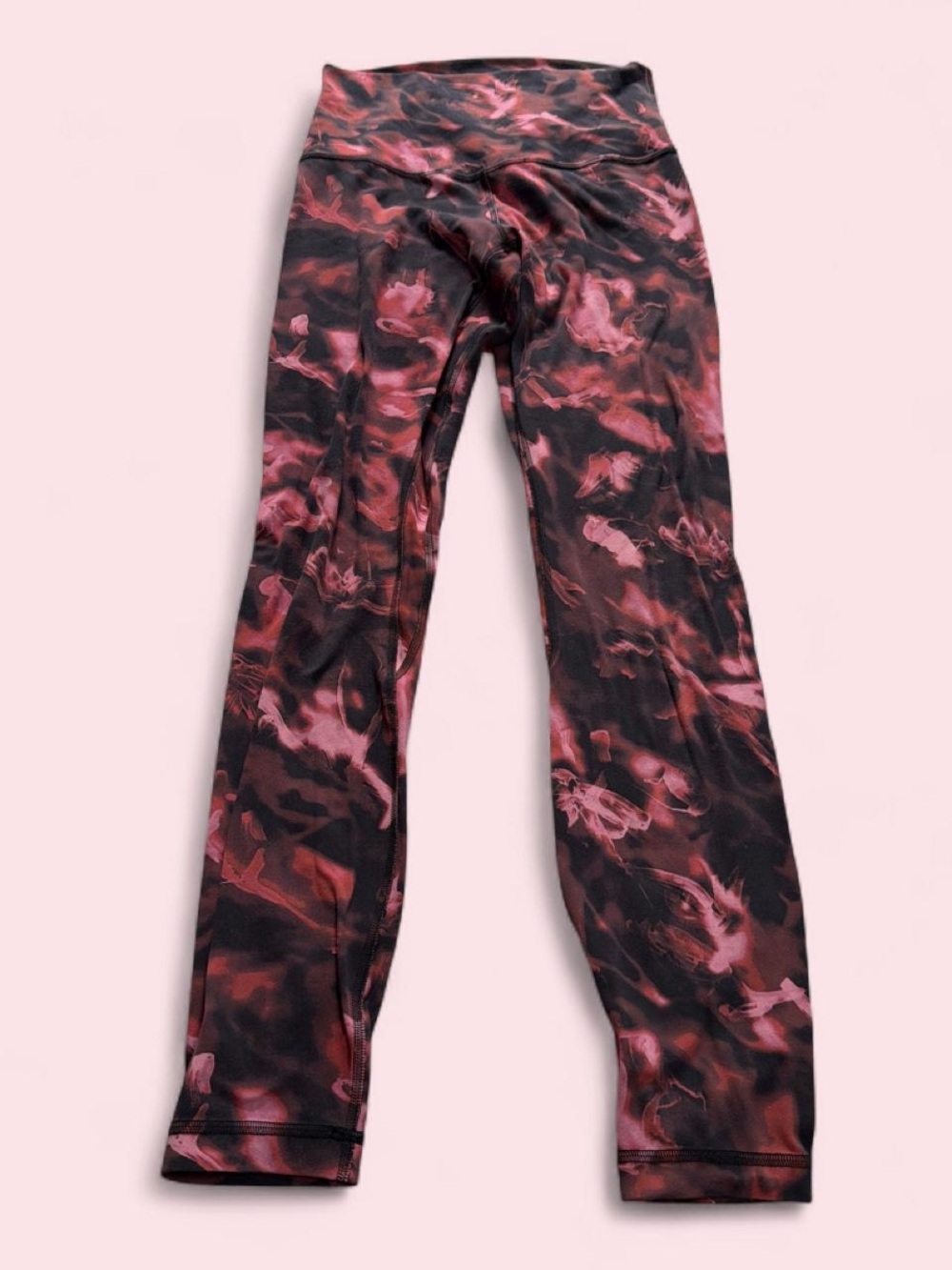 Lululemon Align High Rise leggings in “intensity pink blossom multi”